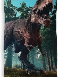 Carbotex Ręcznik 70X140 Kąpielowy Dinozaur Trex