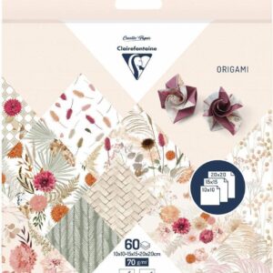 Clairefontaine Papier Origami Kwiaty Suszone 3 Formaty