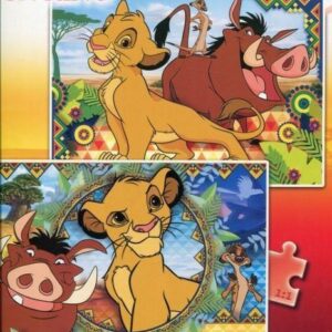 Clementoni Puzzle Supercolor 2X60El. Lion King