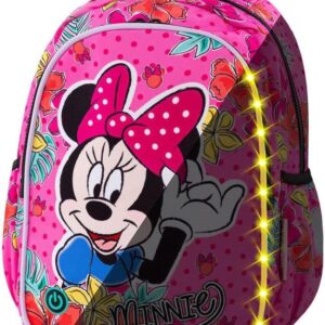 Coolpack Plecak szkolny Joy S LED Minnie Mouse Tropical 42941CP B47301