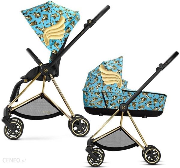 Cybex Mios 2.0 Jeremy Scott Cherubs Blue Głęboko Spacerowy