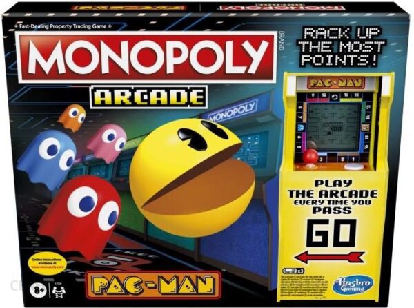 Gra planszowa Hasbro Monopoly Arcade Pac-Man E7030