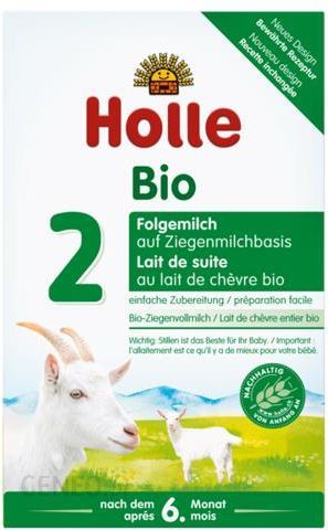 Holle Mleko 2 Bio na bazie mleka koziego dla niemowląt od 6 miesiąca 4x400g