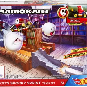Hot Wheels Mario Kart – Nawiedzona biblioteka wyścig Boo – GNM23