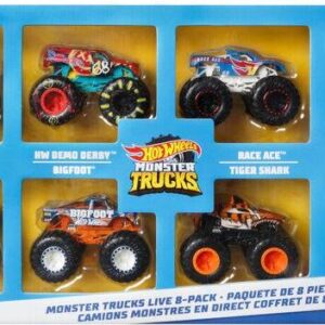Hot Wheels Monster Trucks 8-Pack 1:64 HDB12