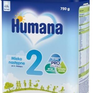 Humana 2 mleko Modyfikowane Następne Dla Dzieci 6M+ 750g