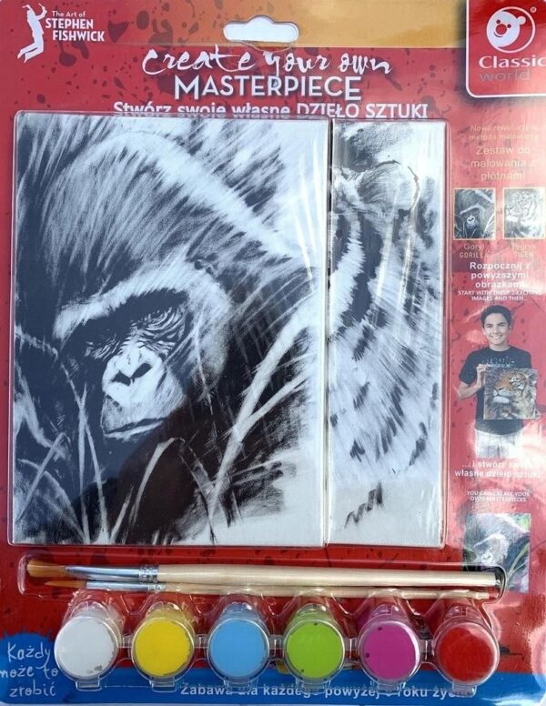 Joinco Zestaw Artystyczny Do Malowania Masterpiece Małpa
