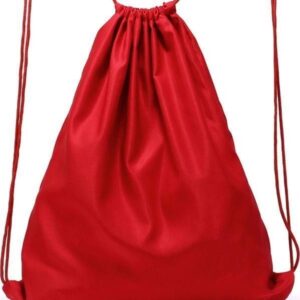 LisanBags Czerwony plecak worek na buty BASIC