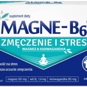 Magne-B6 Zmęczenie i stres magnez i ashwagandha 30 tabletek