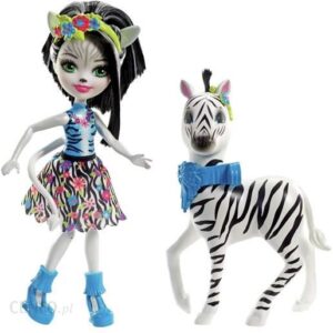 Mattel Enchantimals Lalka + Duże zwierzę Fky72 Fky75