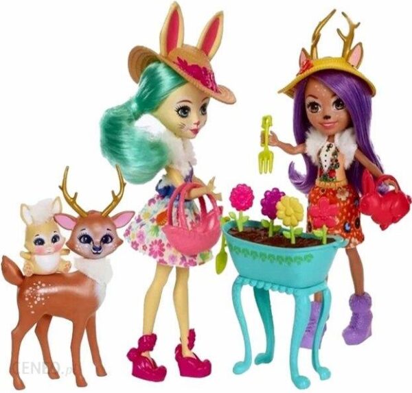 Mattel Enchantimals Lalki + Zwierzątka Fdg01