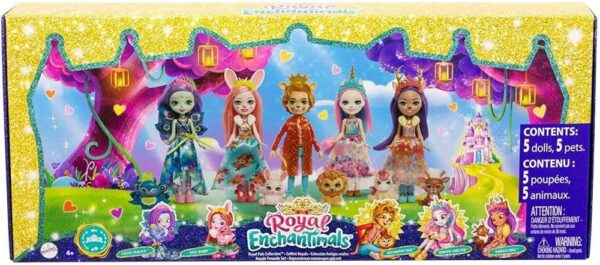 Mattel Enchantimals Royals Królewska kolekcja przyjaciół HCJ18