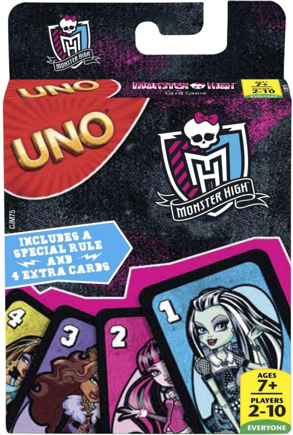 Mattel Karty Uno Monster High Cjm75