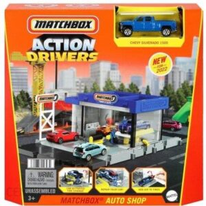 Mattel Matchbox Prawdziwe Przygody Warsztat samochodowy Zestaw startowy HDL34