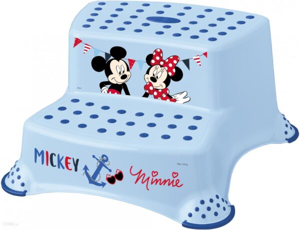 Okt Dwustopniowy Podnóżek Mickey&Minnie Blue