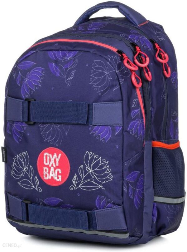 Oxybag Dziecięcy Plecak Oxy One Flowers 7 99119 Fioletowy