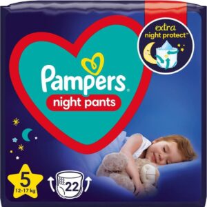Pampers Night Pants Pieluchomajtki Rozmiar 5 22Szt.