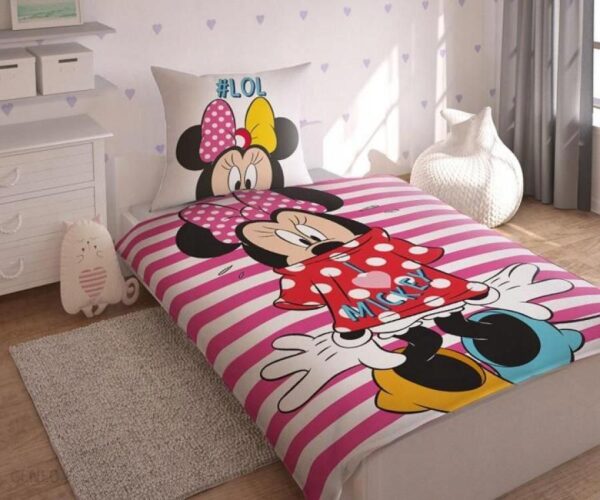 Pościel Licencyjna 140X200 Minnie Mouse Myszka