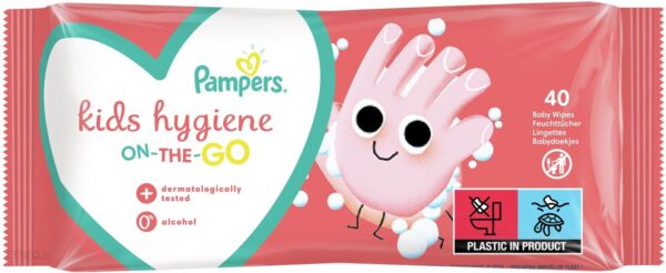 Procter&gamble Pampers Chusteczki Kids Hygiene On The go 40Szt.