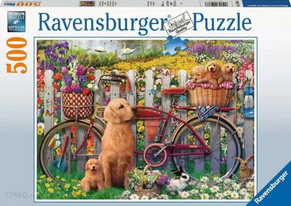 Ravensburger Puzzle Słodkie Psy 500El.