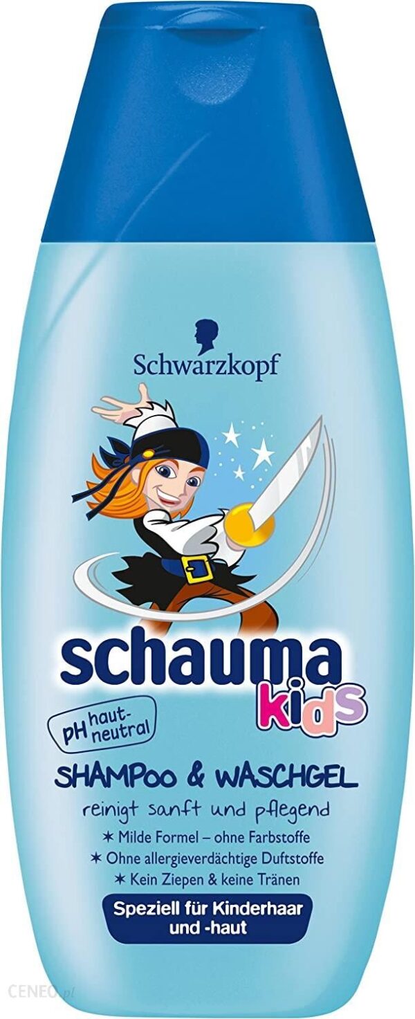 Schauma Kids szampon i żel do kapieli dla dzieci 250ml