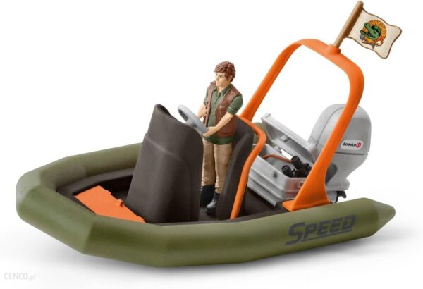 Schleich Ponton Ze Strażnikiem 42352