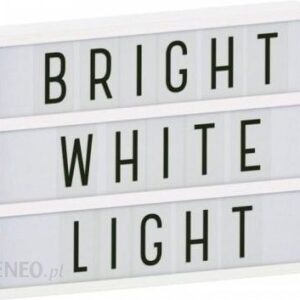 A Little Lovely Company Lampa Lightbox Led A4 White