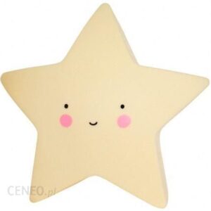 A Little Lovely Company Lampka Mini Star Yellow