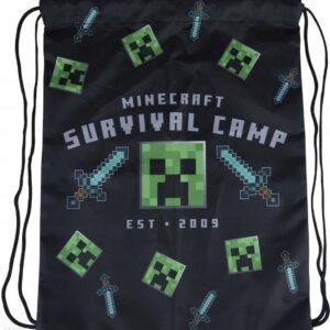 Astra Minecraft Survival Camp Plecak Worek Szkolny Na Sznurkach