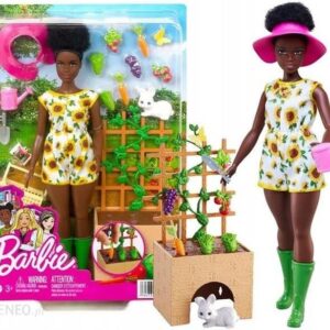 Barbie ogrodniczka zestaw warzywa HCD45