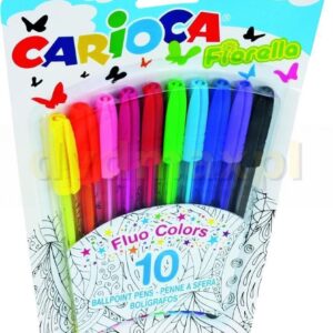 CARIOCA Długopisy Fiorella 10 kolorów