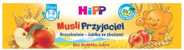 Hipp Batonik Musli Przyjaciel Brzoskwinie-Jabłka Bio 20G