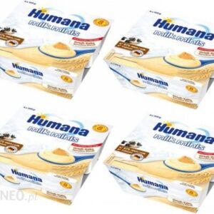 Humana Milk Minis Deserek Mleczny Kaszka Z Herbatnikiem 6M+ 4X100G