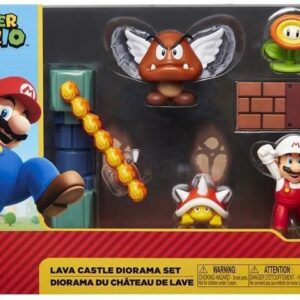 Jakks Pacific Super Mario Lava Castle Zestaw