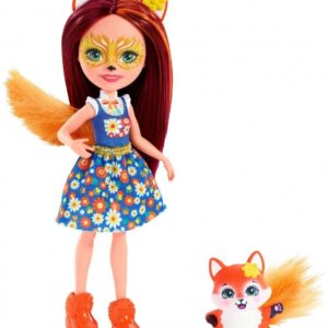 Mattel Enchantimals Lalka Ze Zwierzątkiem Lisek Felicity Fox Fxm71
