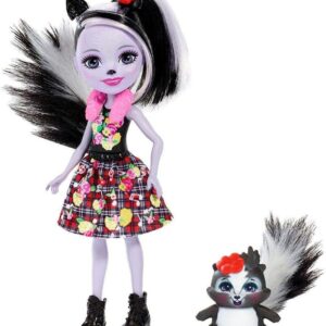 Mattel Enchantimals Lalka Ze Zwierzątkiem Skunks Fxm72