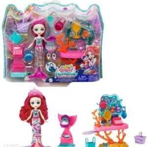 Mattel Enchantimals Sklepik Podwodne skarby + Lalka Milagra Mermaid Syrena Zestaw GJX35 HCF71