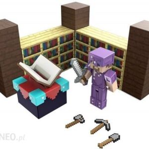 Mattel Minecraft Pokój Do Zaklinania Zestaw Figurka Z Akcesoriami Gyb62