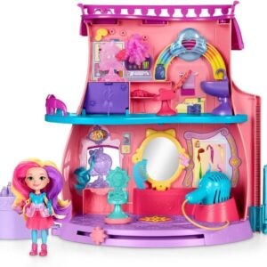 Mattel Nickelodeon Sunny Day Pogodna Salon piękności Zestaw do zabawy + lalka i akcesoria do stylizacji DYD12 gkt65