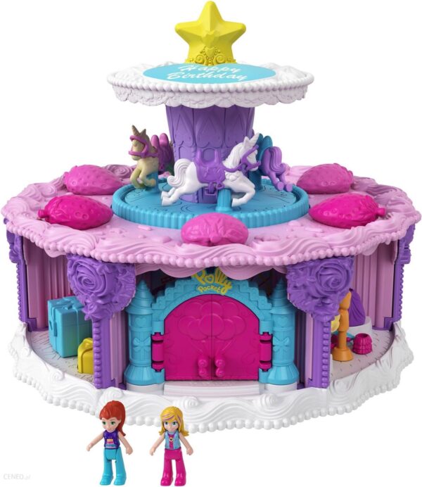 Mattel Polly Pocket Tort Urodzinowy Zestaw Do Zabawy GYW06