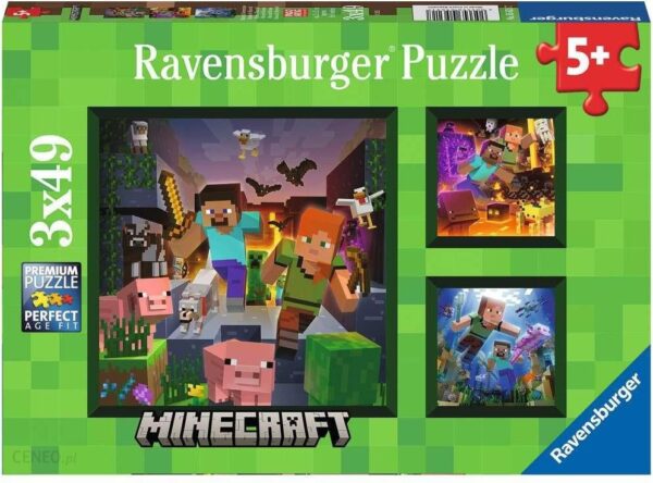 Ravensburger 2D 3W1 Minecraft 5621