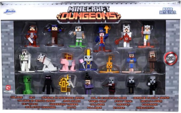 Simba Toys Minecraft Dungeons Zestaw 20 figurek metalowych