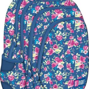 St.Majewski Plecak St.Right BP-06 Flowers Navy Blue 613098