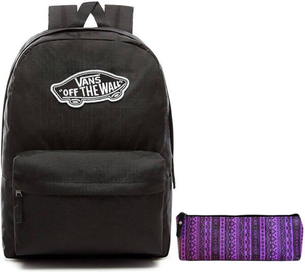 Vans Plecak Realm Backpack Szkolny - Vn0A3Ui6Blk Piórnik